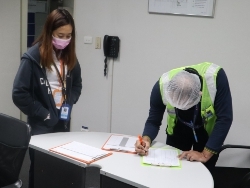 ลงทะเบียนรับเอกสารประกอบการฝึกอบรม